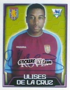 Cromo Ulises De La Cruz - Premier League Inglese 2003-2004 - Merlin