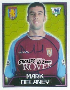 Sticker Mark Delaney - Premier League Inglese 2003-2004 - Merlin