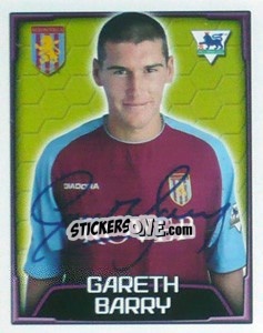 Sticker Gareth Barry - Premier League Inglese 2003-2004 n. 45 - Merlin