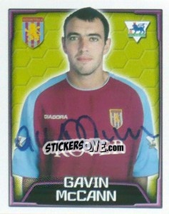 Sticker Gavin McCann - Premier League Inglese 2003-2004 n. 50 - Merlin