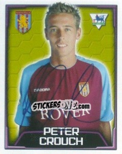 Cromo Peter Crouch - Premier League Inglese 2003-2004 - Merlin