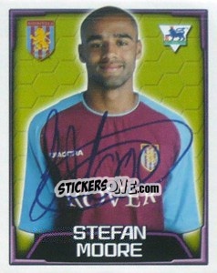 Figurina Stefan Moore - Premier League Inglese 2003-2004 - Merlin
