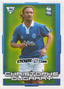Sticker Christophe Dugarry (Star Striker) - Premier League Inglese 2003-2004 n. 62 - Merlin