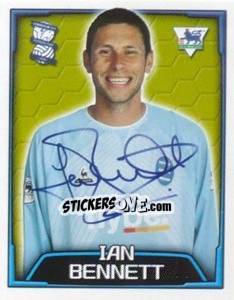 Sticker Ian Bennett - Premier League Inglese 2003-2004 n. 65 - Merlin