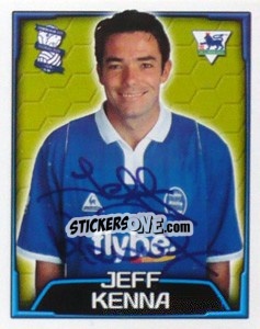 Figurina Jeff Kenna - Premier League Inglese 2003-2004 - Merlin