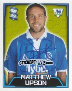Sticker Matthew Upson - Premier League Inglese 2003-2004 - Merlin