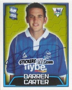 Figurina Darren Carter - Premier League Inglese 2003-2004 - Merlin