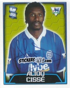 Figurina Aliou Cisse - Premier League Inglese 2003-2004 - Merlin