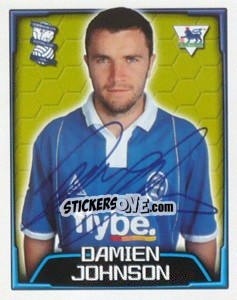 Sticker Damien Johnson - Premier League Inglese 2003-2004 n. 79 - Merlin