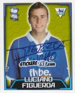 Figurina Luciano Figueroa - Premier League Inglese 2003-2004 - Merlin