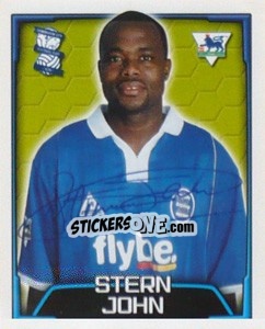 Cromo Stern John - Premier League Inglese 2003-2004 - Merlin
