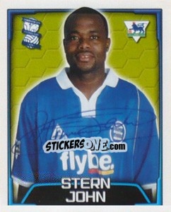 Sticker Stern John - Premier League Inglese 2003-2004 n. 84 - Merlin