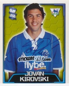 Figurina Jovan Kirovski - Premier League Inglese 2003-2004 - Merlin
