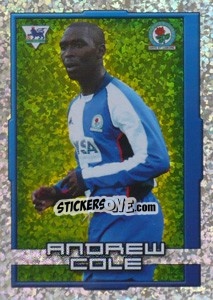 Sticker Andrew Cole (Star Striker) - Premier League Inglese 2003-2004 n. 90 - Merlin