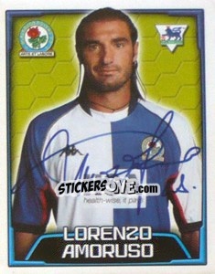 Sticker Lorenzo Amoruso - Premier League Inglese 2003-2004 n. 94 - Merlin