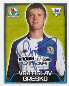 Figurina Vratislav Gresko - Premier League Inglese 2003-2004 - Merlin