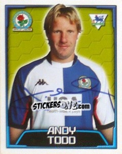 Figurina Andy Todd - Premier League Inglese 2003-2004 - Merlin