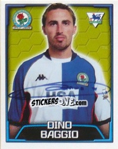 Sticker Dino Baggio - Premier League Inglese 2003-2004 n. 101 - Merlin