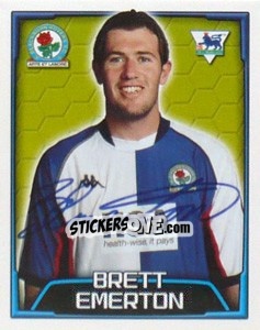 Sticker Brett Emerton - Premier League Inglese 2003-2004 - Merlin