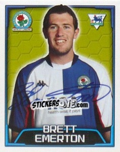 Sticker Brett Emerton - Premier League Inglese 2003-2004 n. 102 - Merlin