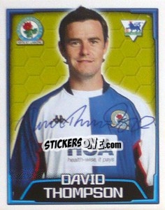 Sticker David Thompson - Premier League Inglese 2003-2004 n. 105 - Merlin