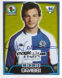 Cromo Ciccio Grabbi - Premier League Inglese 2003-2004 - Merlin