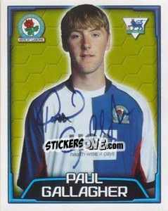 Cromo Paul Gallagher - Premier League Inglese 2003-2004 n. 112 - Merlin