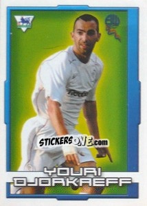 Sticker Youri Djorkaeff (Star Striker) - Premier League Inglese 2003-2004 - Merlin