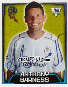 Cromo Anthony Barness - Premier League Inglese 2003-2004 - Merlin