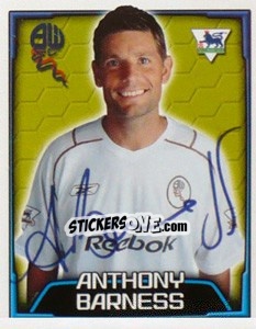 Figurina Anthony Barness - Premier League Inglese 2003-2004 n. 121 - Merlin