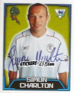 Sticker Simon Charlton - Premier League Inglese 2003-2004 n. 123 - Merlin