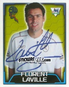 Sticker Florent Laville - Premier League Inglese 2003-2004 - Merlin