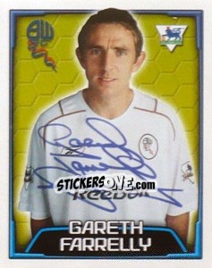Figurina Gareth Farrelly - Premier League Inglese 2003-2004 - Merlin