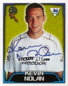 Sticker Kevin Nolan - Premier League Inglese 2003-2004 - Merlin