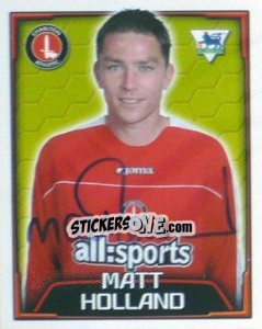 Figurina Matt Holland - Premier League Inglese 2003-2004 - Merlin