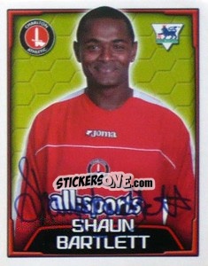Sticker Shaun Bartlett - Premier League Inglese 2003-2004 n. 165 - Merlin