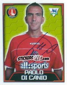 Figurina Paolo Di Canio - Premier League Inglese 2003-2004 - Merlin