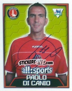 Sticker Paolo Di Canio - Premier League Inglese 2003-2004 n. 166 - Merlin