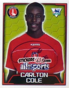 Figurina Carlton Cole - Premier League Inglese 2003-2004 - Merlin