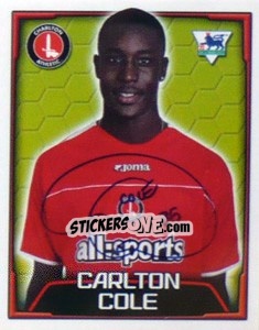 Sticker Carlton Cole - Premier League Inglese 2003-2004 n. 170 - Merlin
