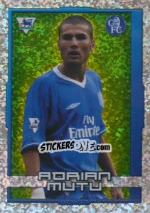 Figurina Adrian Mutu (Star Striker) - Premier League Inglese 2003-2004 - Merlin