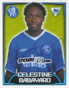 Cromo Celestine Babayaro - Premier League Inglese 2003-2004 n. 177 - Merlin