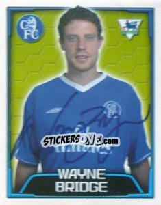 Sticker Wayne Bridge - Premier League Inglese 2003-2004 - Merlin