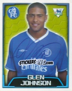 Figurina Glen Johnson - Premier League Inglese 2003-2004 - Merlin