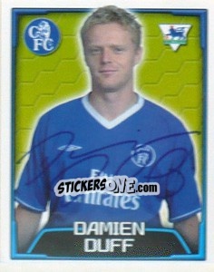 Sticker Damien Duff - Premier League Inglese 2003-2004 n. 186 - Merlin