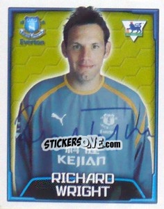 Figurina Richard Wright - Premier League Inglese 2003-2004 - Merlin