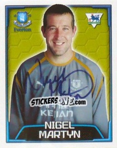 Figurina Nigel Martyn - Premier League Inglese 2003-2004 - Merlin