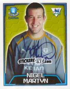Sticker Nigel Martyn - Premier League Inglese 2003-2004 n. 204 - Merlin