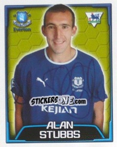 Sticker Alan Stubbs - Premier League Inglese 2003-2004 n. 208 - Merlin