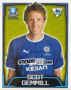 Figurina Scot Gemmill - Premier League Inglese 2003-2004 - Merlin